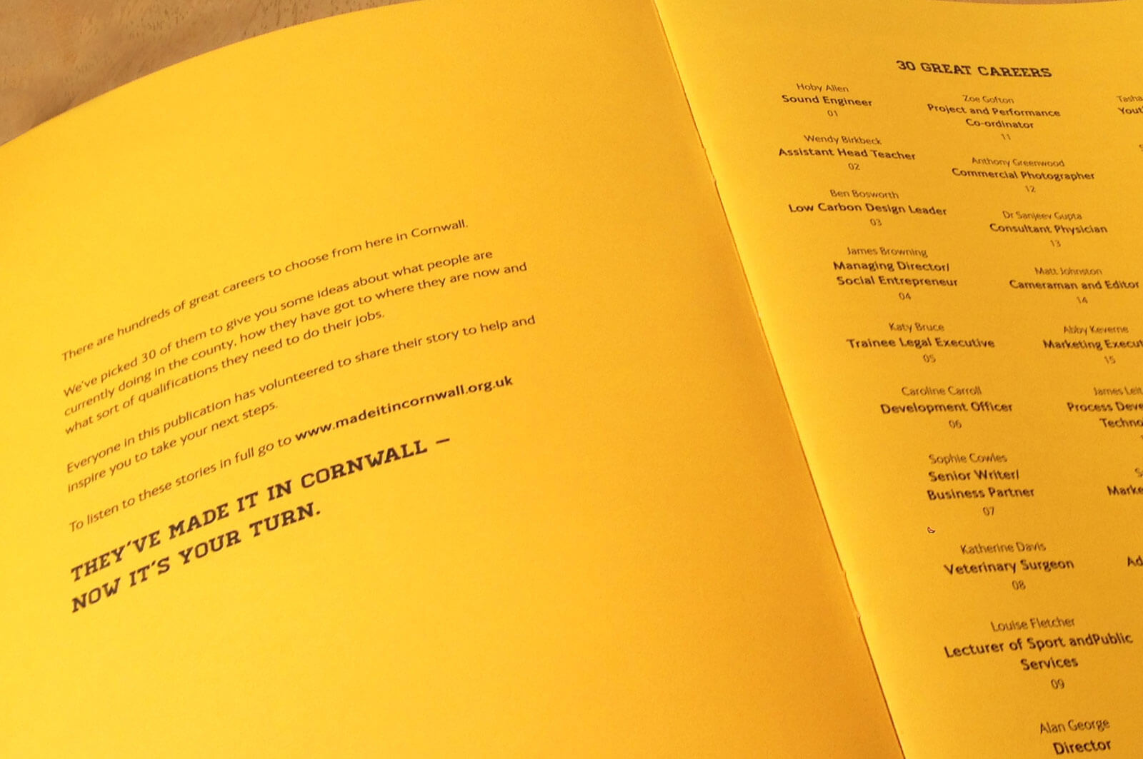 A close-up shot of the inner pages of the 