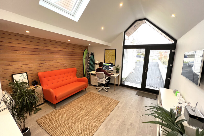 The reception area to the Oracle Design studio in Newquay