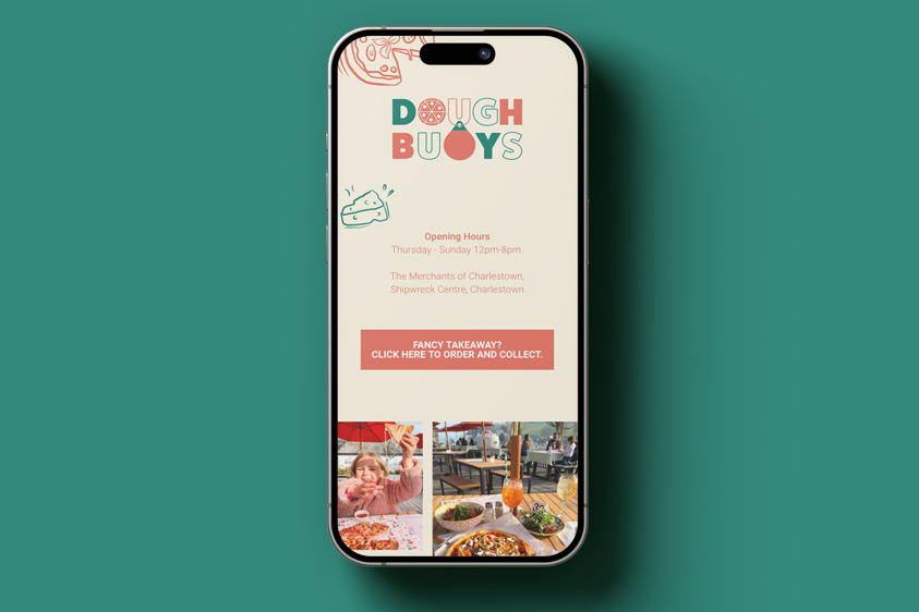 Bag design Cornwall restaurant