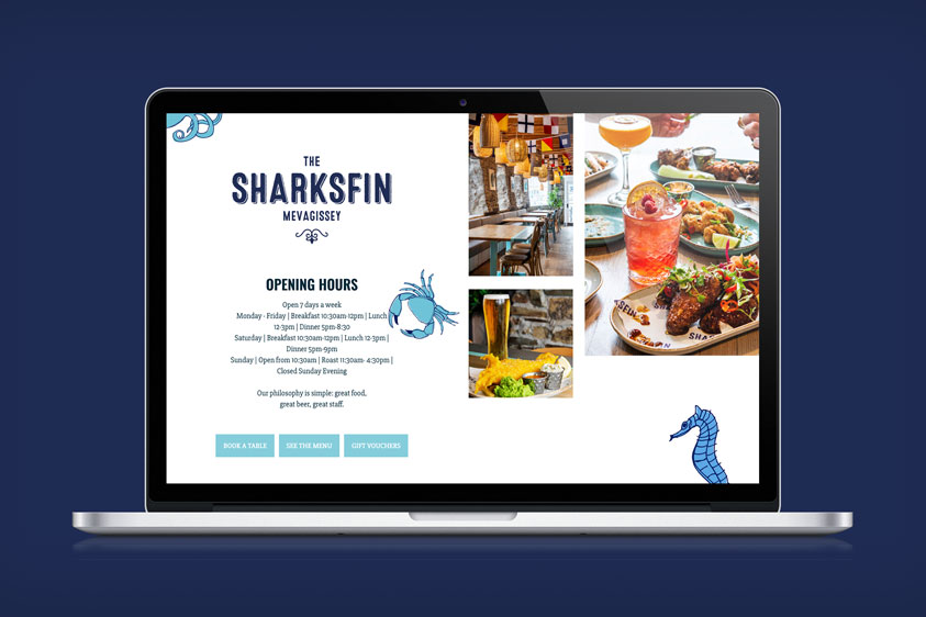 Bag design Cornwall restaurant