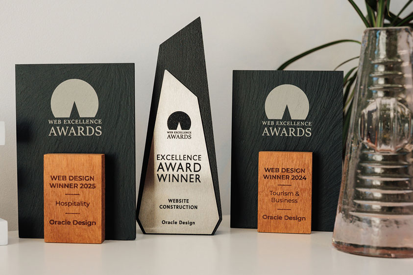 Oracle Design has won multiple awards for website design