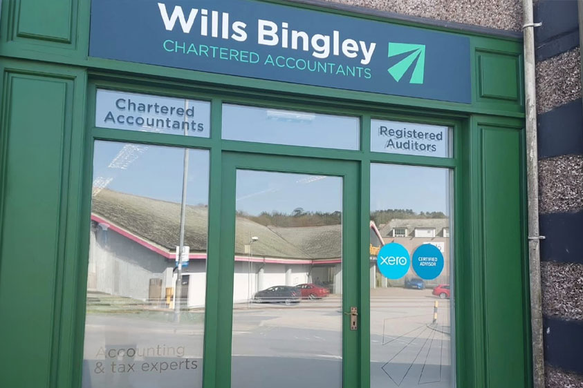 accountancy st austell signage design